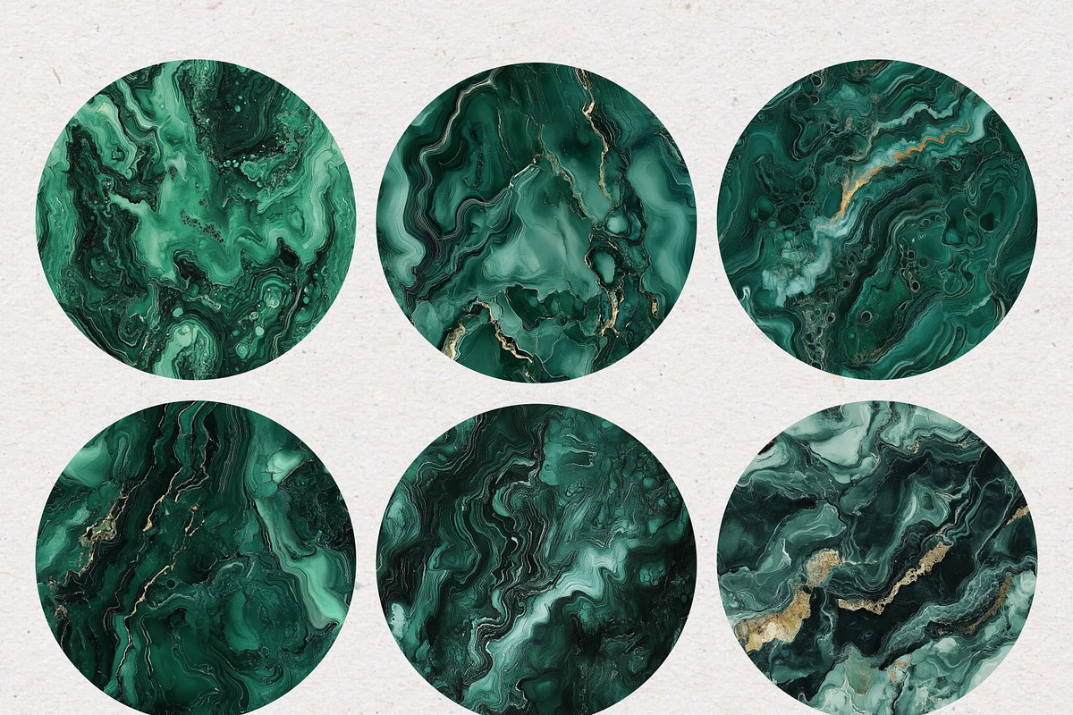 Green Marble Texture Ink Drop Effect, a Texture Graphic by Natural Planners (Photo 3 of 3)