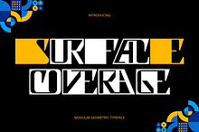 Surface Coverage - Art Deco Font