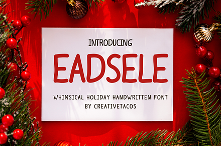 Eadsele Handmade Font