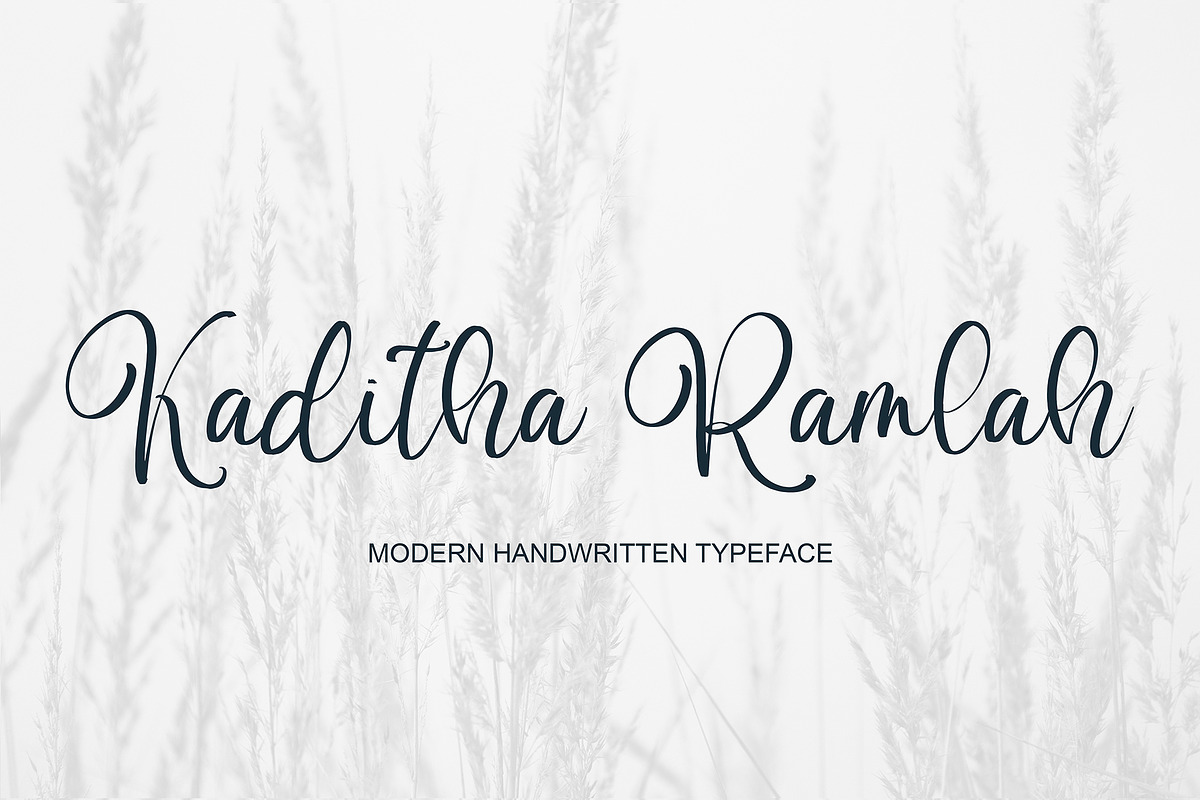 Feharitas, a Script Font by pineungtype (Photo 6 of 8)
