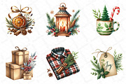 Cozy Christmas Time Clipart, an Illustration by DreamPrint404 (Thumbnail 4 of 5)