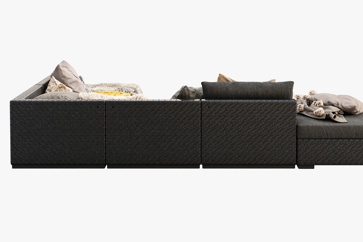 Brown Jordan 4M outdoor wicker sofa, a Furniture 3D Model by 3dmitruk (Photo 16 of 27)