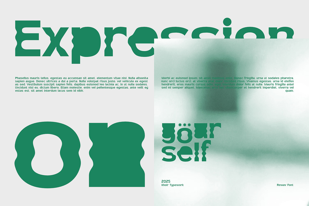 Rewav - Display Font, a Sans Serif Font by Khoir (Photo 4 of 11)