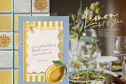Lemon Sorbet - Amalfi digital papers, an Object Graphic by 60secondsArt (Thumbnail 9 of 13)