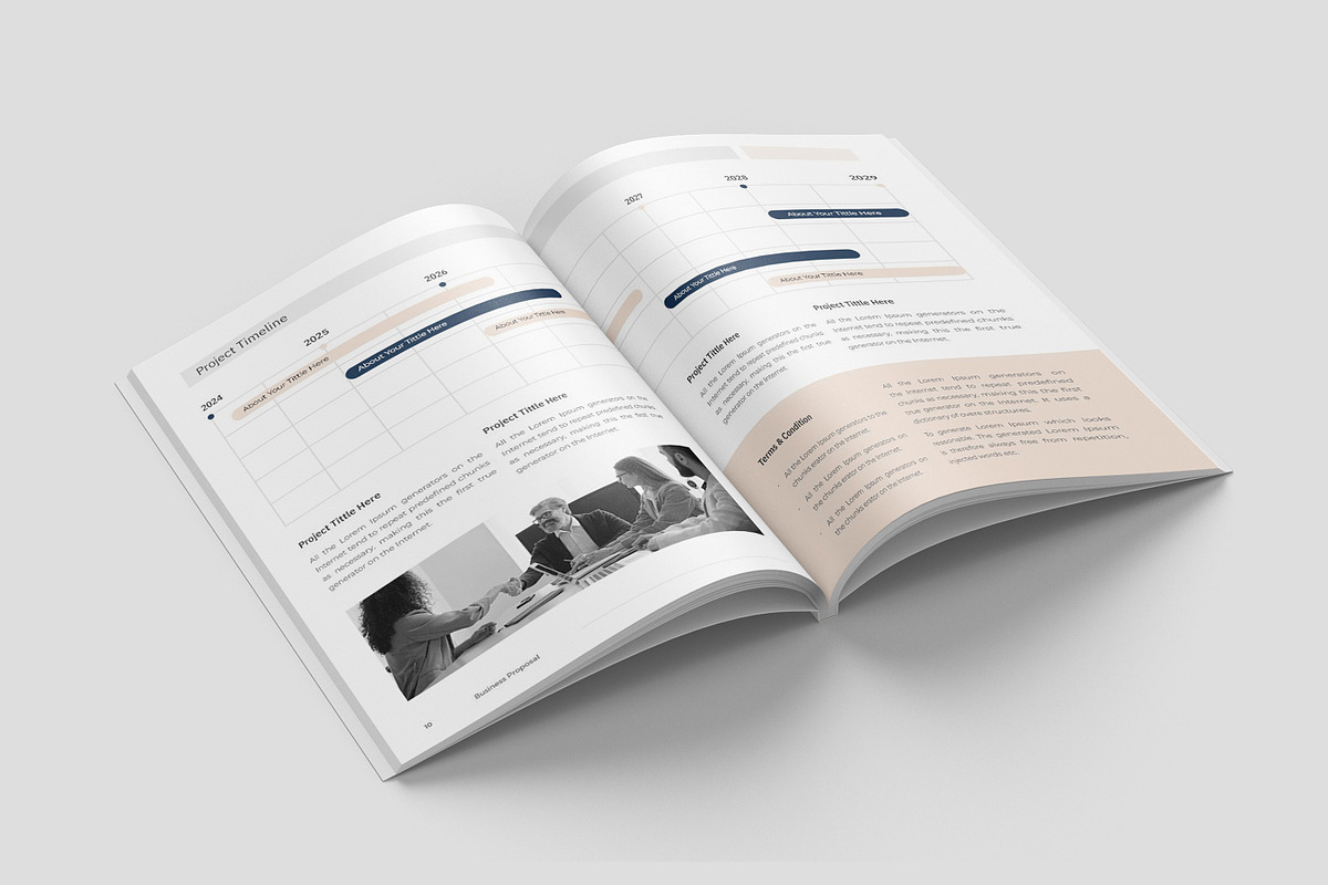 Business Proposal Template, Canva, a Brochure Template by Niofix (Photo 5 of 6)