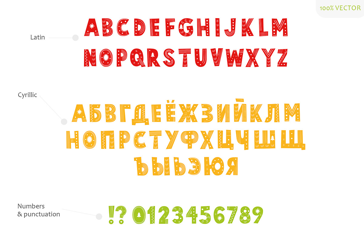 Hello Winter Typography, a Symbol Font by Alice_Evans (Photo 3 of 11)