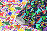 Magic Mushrooms, a Pattern Graphic by Alona Savchuk (Thumbnail 4 of 7)