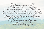 Mountain | Script Font, a Handwritten Font by Scratchones (Thumbnail 6 of 9)