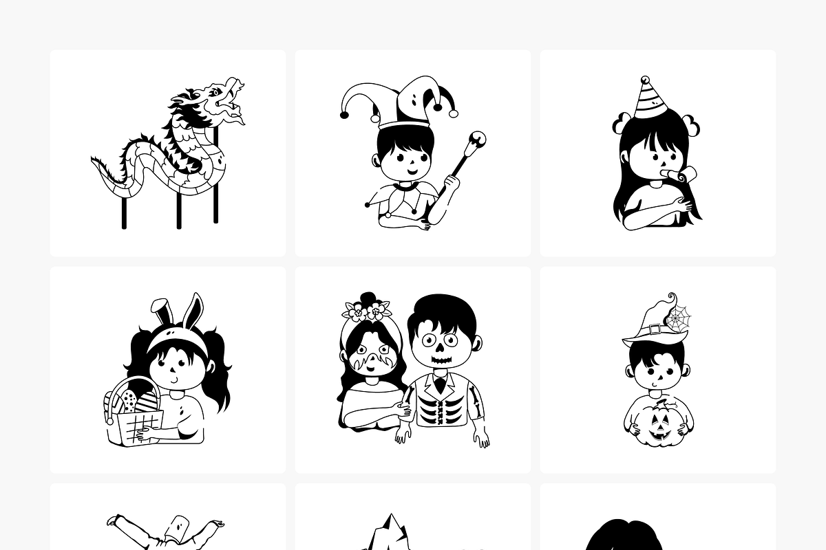 Animated Flat Festival Icons, a Duotone Icon by Prosymbols (Photo 11 of 14)