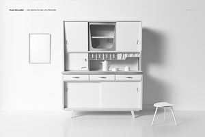 Kitchen Cupboard Mockup 5FFv.13