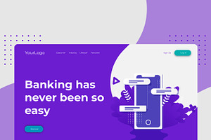 Bank - Banner & Landing Page