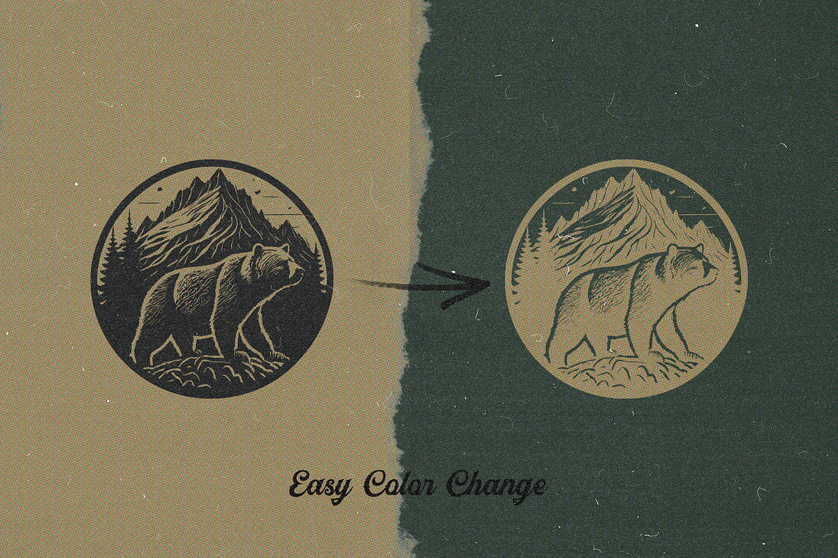 The Great Outdoors Badge Set, an Illustration by elliazidi.designs (Photo 3 of 6)
