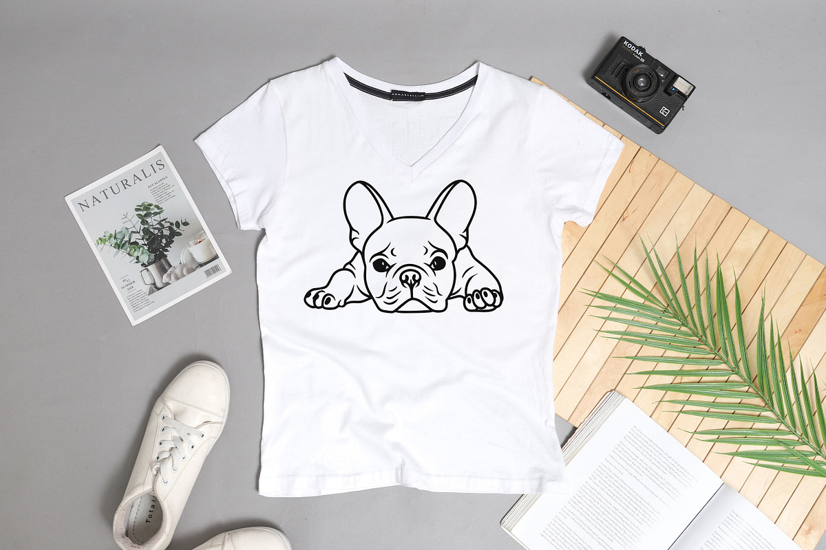 Bulldog Svg, French Bulldog svg, Dog, an Animal Illustration by Bila Vorona (Photo 2 of 3)