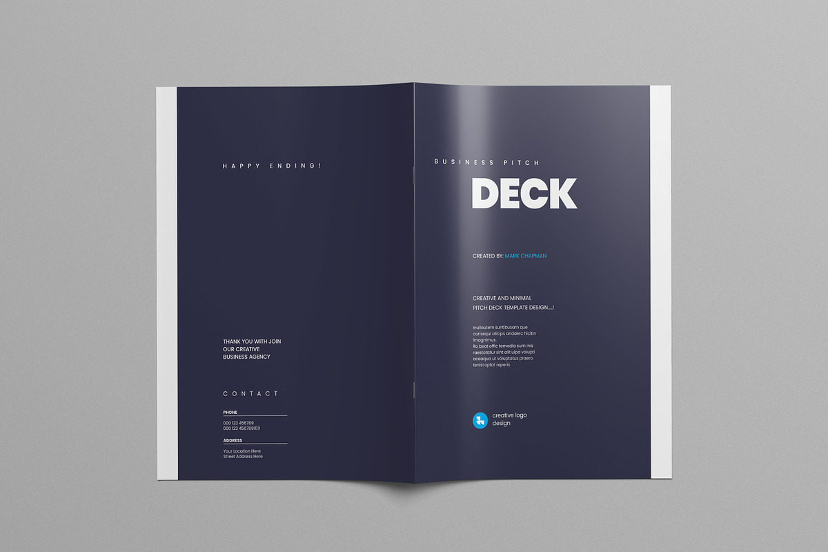 Pitch Deck Template, a Brochure Template by Pixelpick (Photo 9 of 9)