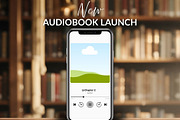 Audiobook Mockups Templates Book, a Books & Magazine Mockup by GraphiCarola (Thumbnail 4 of 7)