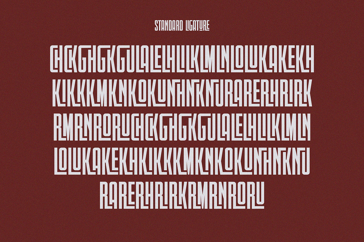 Lucky Charm Modern Ligature Sans, a Sans Serif Font by Perfectype (Photo 8 of 8)
