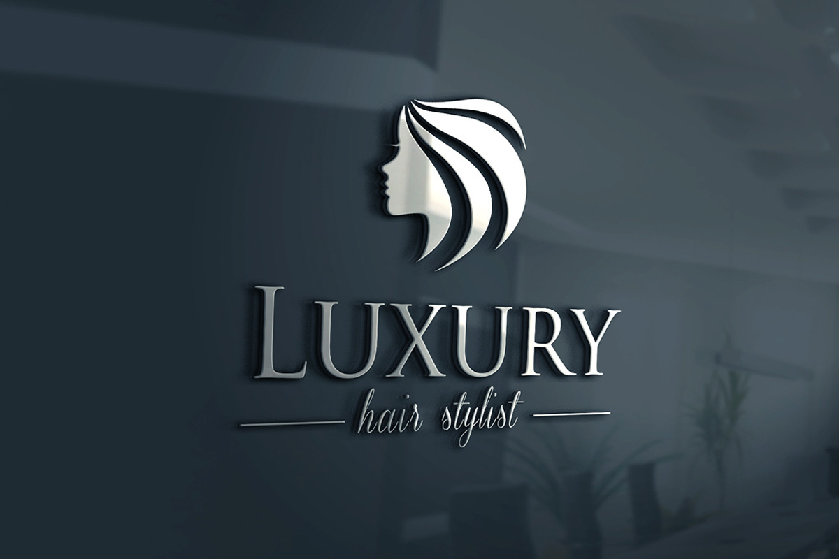 Luxury Hair stylist Logo, a Branding & Logo Template by Graphic Origin (Photo 4 of 4)
