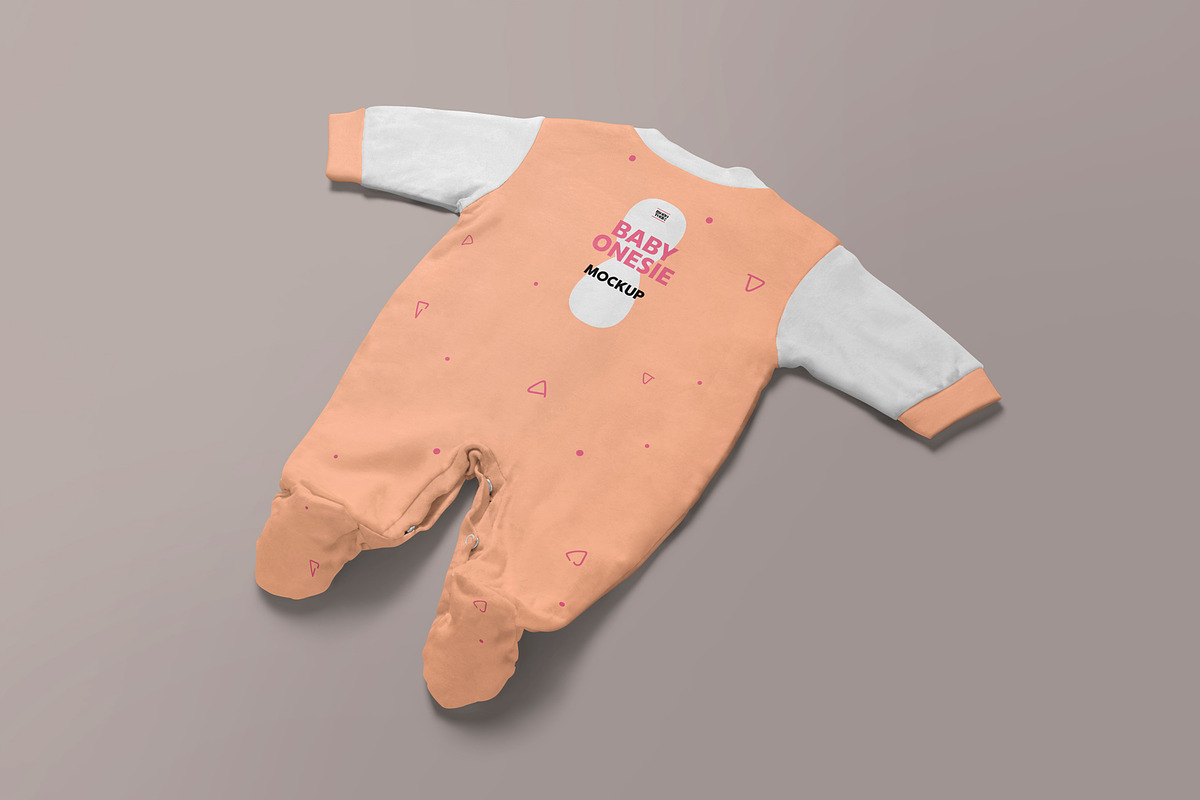 Baby Onesie Mockup, a Product Mockup by MockupCraft (Photo 4 of 7)