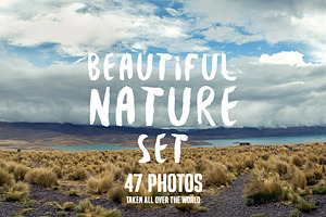Set of nature photos