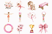 Gymnastics Clipart, an Illustration by Design Market (Thumbnail 2 of 5)