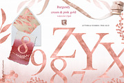 Burgundy flowers USA states, an Illustration by LABFcreations (Thumbnail 8 of 10)