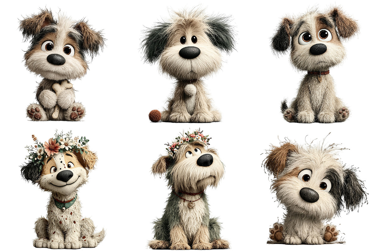 Cute Watercolor Dogs PNG Clipart, an Illustration by Daily.Designs (Photo 5 of 5)