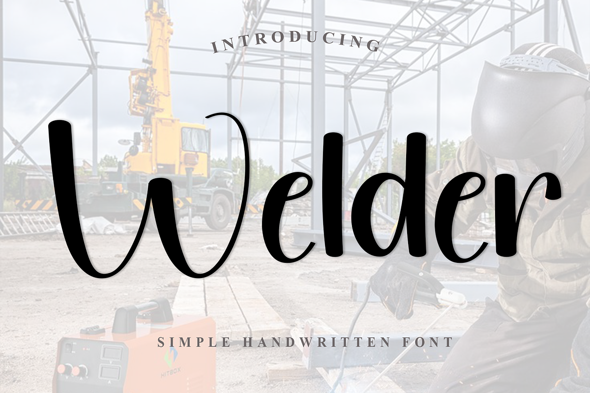 Welder, a Handwritten Font by FreshTypeINK (Photo 1 of 8)