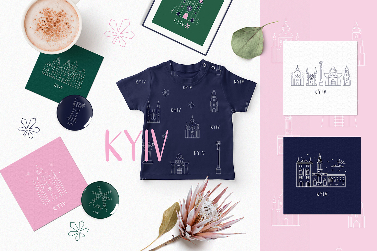 Kyiv Vibes: Posters & Patterns, a Graphic by danceyourlife (Photo 4 of 6)