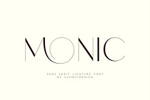 Monic - Modern Ligature Font