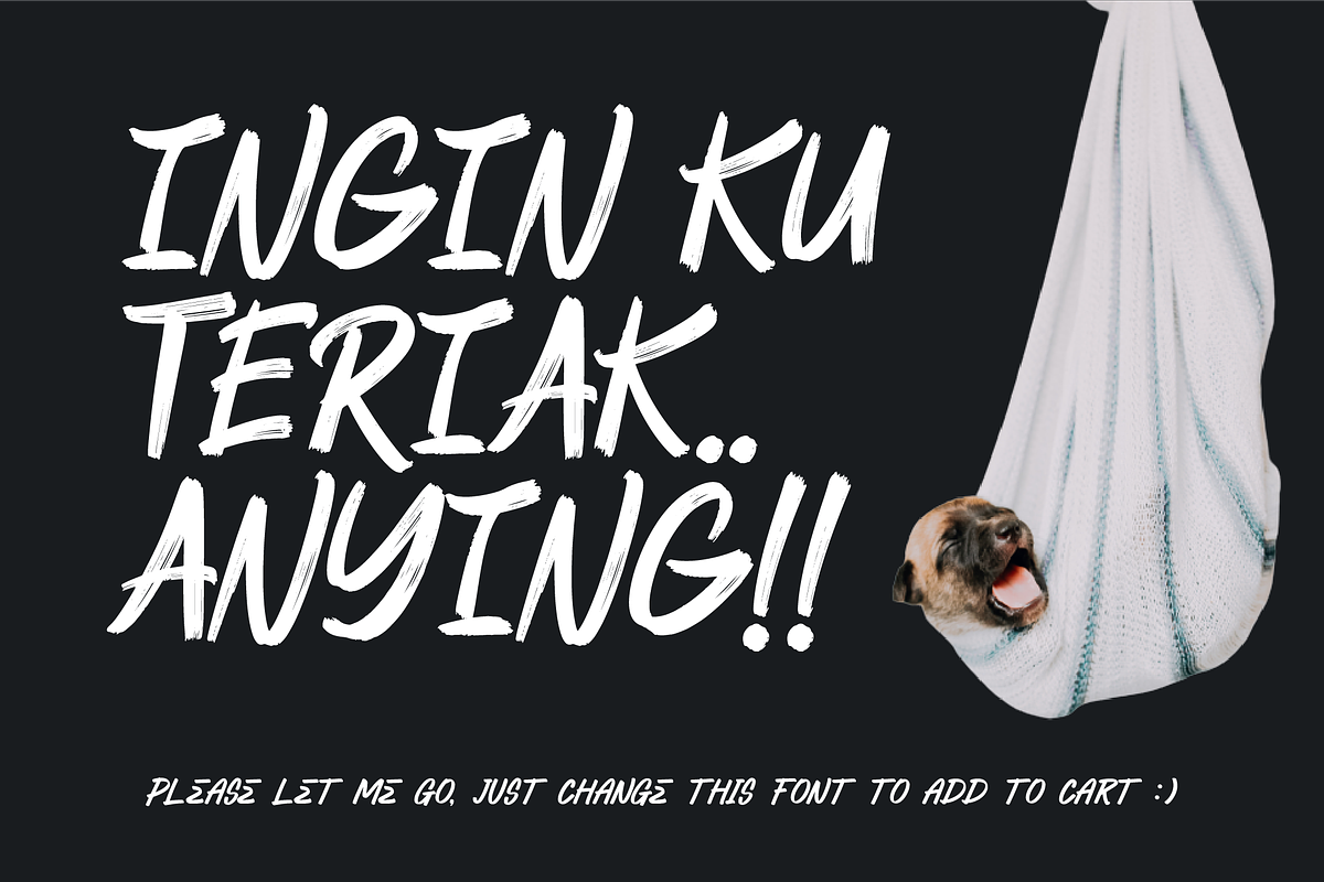 Coretan Komedi Fun Brush Comic Font, a Handwritten Font by Ronny Studio (Photo 5 of 9)