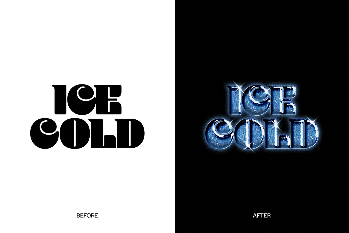 FROST CHROME Effect PSD, a Layer Style Add-On by Vermeulen Design Studio (Photo 3 of 4)