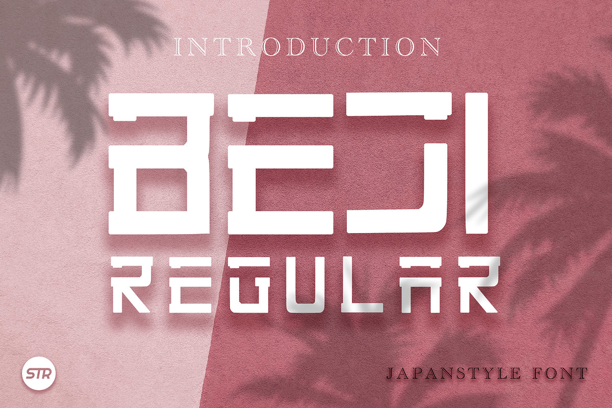 Beji Regular - Japan Style Font, a Symbol Font by NOX Labs (Photo 1 of 5)