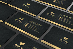 Golden Business Card, a Business Card Template by Creative_Arts