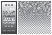 Snowflakes Backgrounds Collection, a Decorative Illustration by Amovitania (Thumbnail 4 of 5)