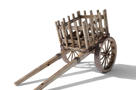 Medieval Cart, a Cars & Vehicle 3D Model by Tedi Permana
