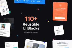 Whiter - Landing Page UI Kit