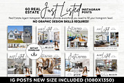 Just listed Instagram Posts Bundle, a Social Media Template by CreativeVinesStore (Thumbnail 2 of 6)