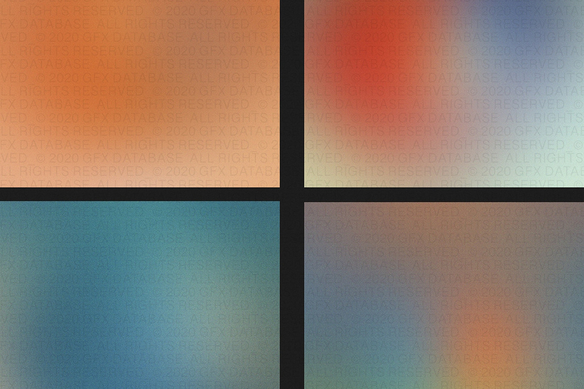 Soft Gradient Textures, a Texture Graphic by GFX DATABASE (Photo 3 of 4)