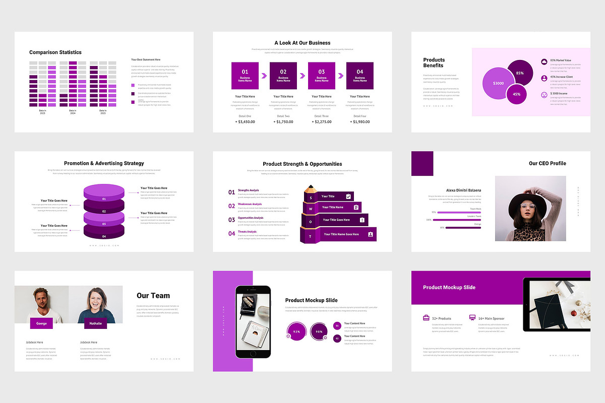 Sogio : Pitch Deck Google Slides, a Presentation Template by Punkl Camp (Photo 4 of 9)