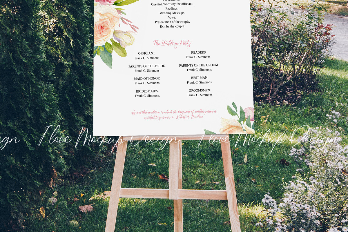 18x24 Sign Mockup,Easel Mockup, a Product Mockup by ILoveMockupDesign (Photo 5 of 9)