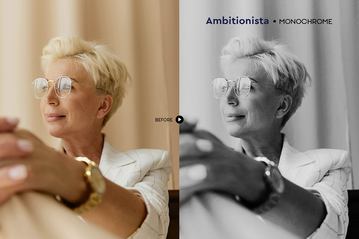 Abmbitionista Portrait Presets, a Preset Add-On by Presetrain Co. (Photo 4 of 10)