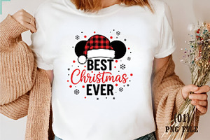Best Christmas Ever PNG, an Illustration by DreamArtGraphic