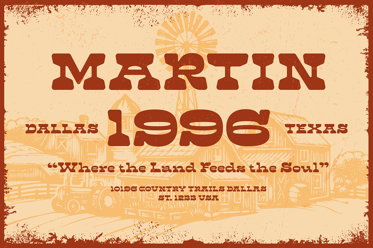 Westoon Bold Western Slab Serif Font, a Slab Serif Font by Namela Studio (Photo 8 of 10)