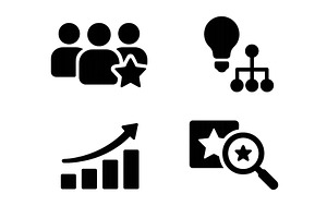 Collection of web icons featuring, a Technology Illustration by ZinetroN