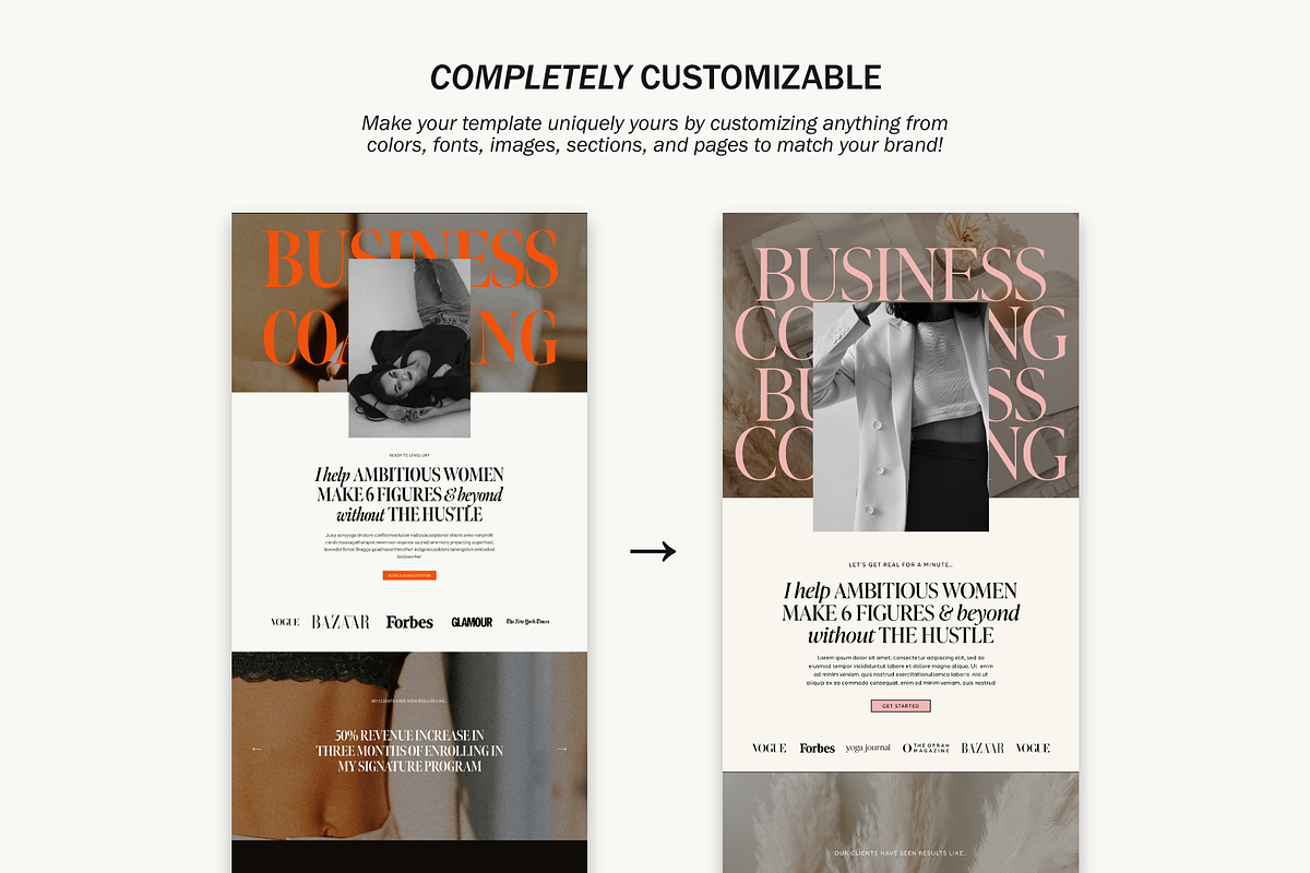 Squarespace 7.1 Website Template preview 7