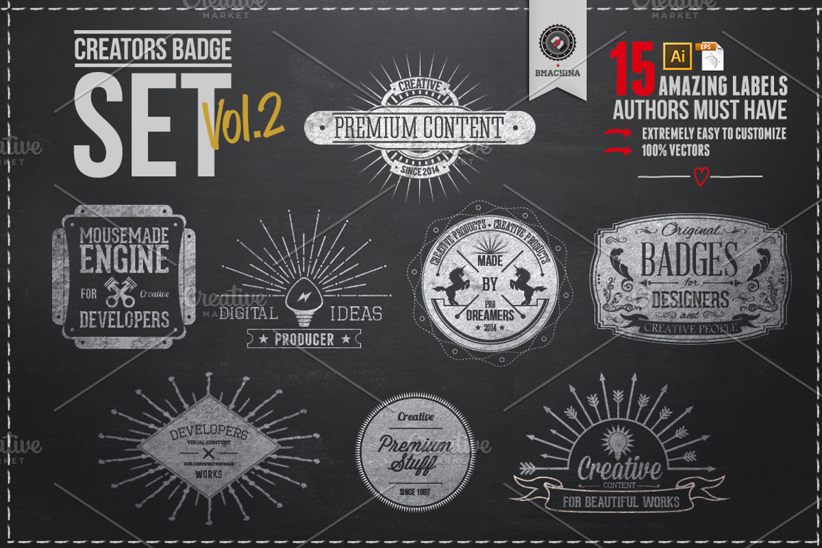 Creators Badge Set Vol.2 preview 4