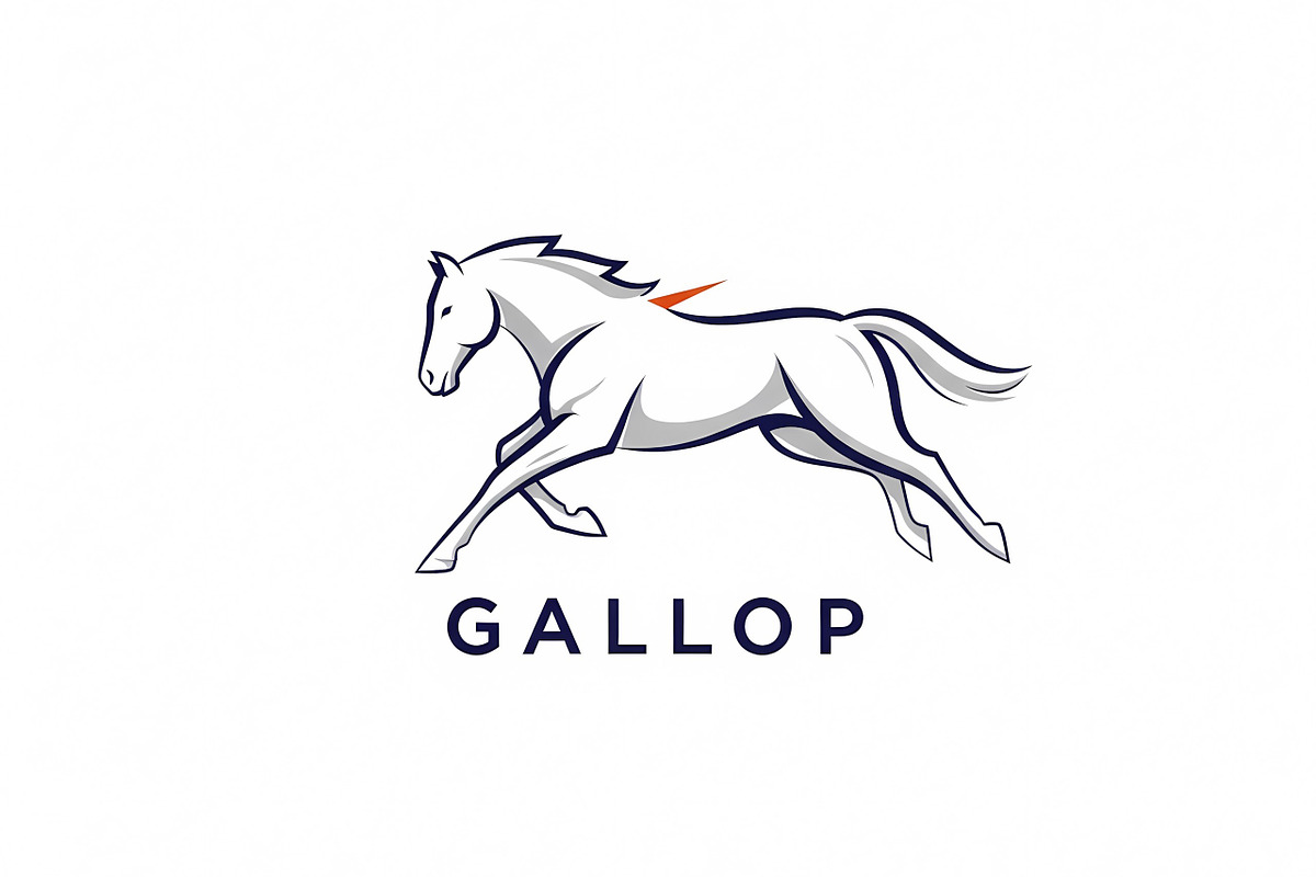 Gallop Horse Logo, a Branding & Logo Template by Logocreative (Photo 1 of 2)