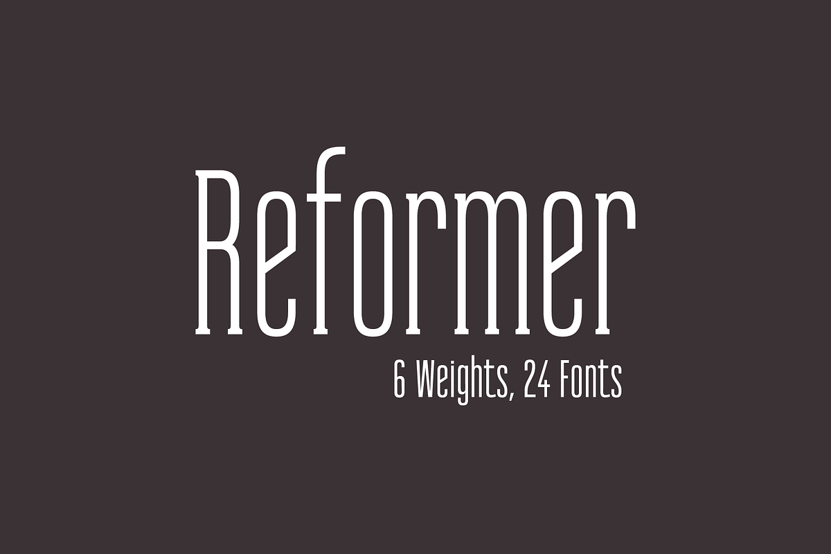 Reformer Font, a Serif Font by Jadugar Design Studio (Photo 1 of 11)