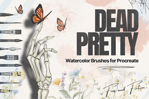 Dead Pretty Watercolor Brushes