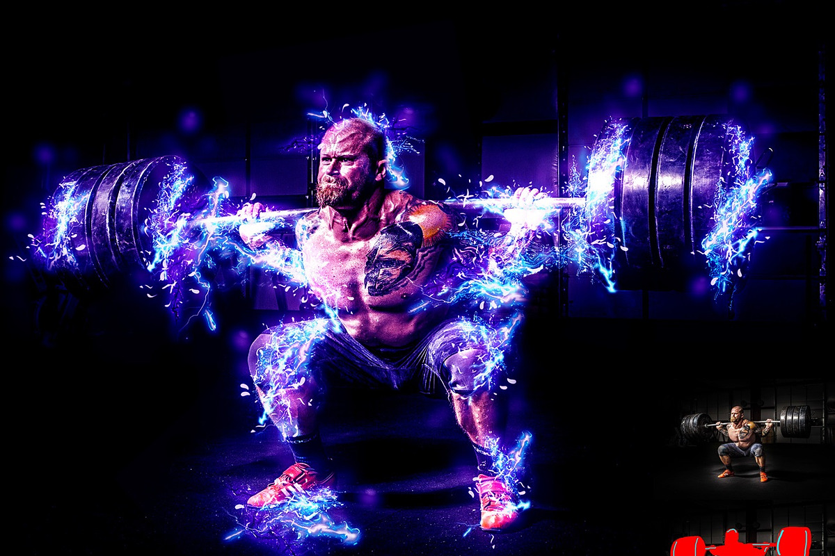 Electricity Photo Effect PS Action, an Action Add-On by MRI STUDIO (Photo 10 of 14)